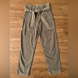 Citizens of Humanity Surplus Noelle Belted Cargo Pants Green